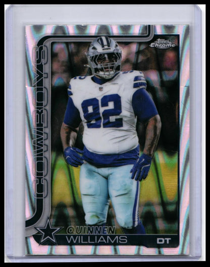 2025 Topps Chrome Quinnen Williams #72 Dallas Cowboys DT — front
