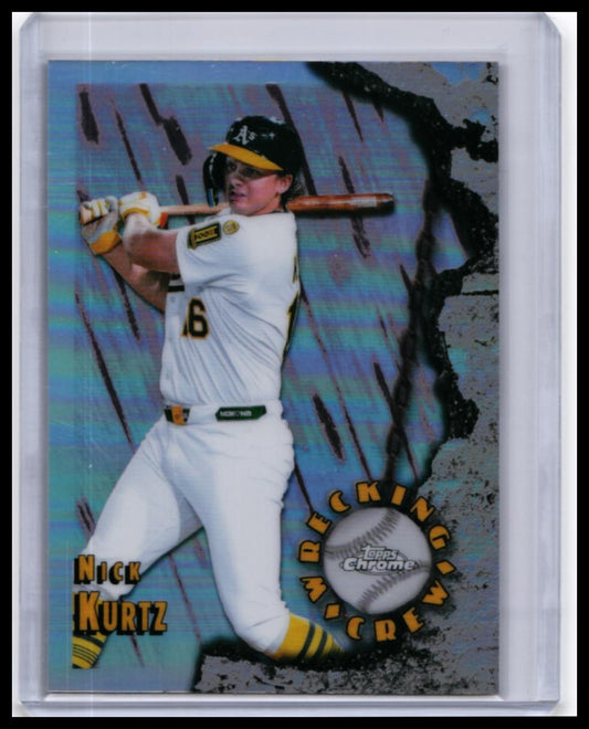 2025 Topps Chrome Wrecking Crew Nick Kurtz #WC-6 Athletics — front
