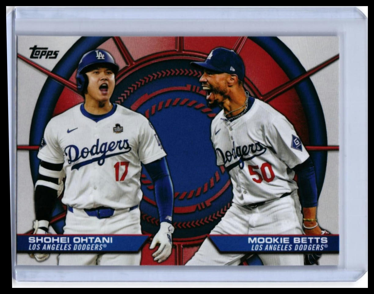 2025 Topps Dynamic Duos Shohei Ohtani / Mookie Betts #DD-2 Dodgers — front