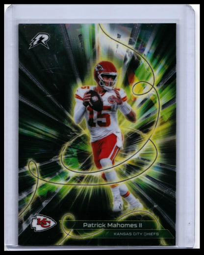 2025 Topps Resurgence Conductors Patrick Mahomes II #C-3 Green Chiefs — front