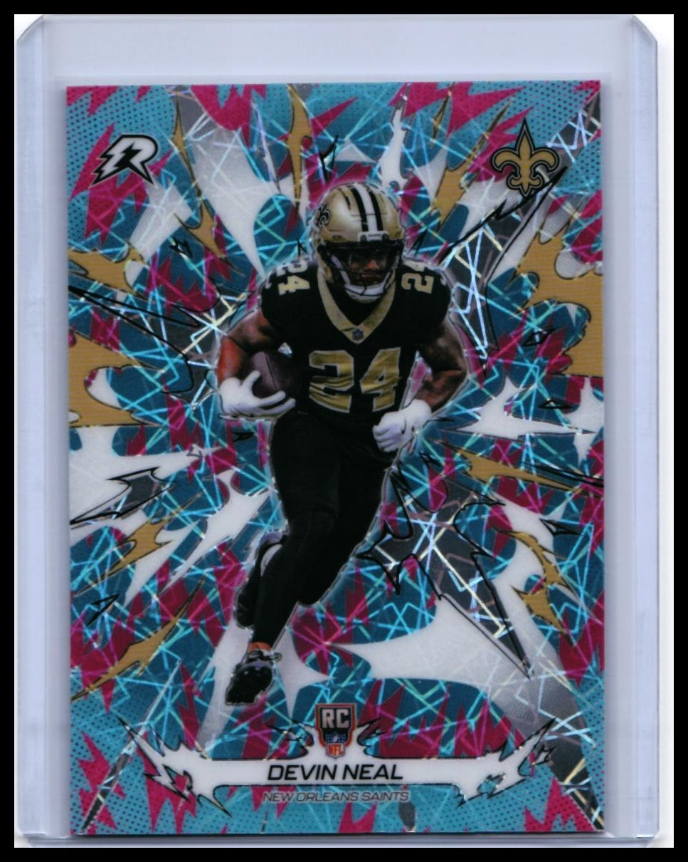 2025 Topps Riot Devin Neal RC #164 New Orleans Saints Rookie — front