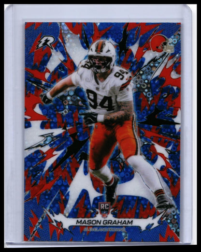 2025 Topps Riot Mason Graham RC #124 Cleveland Browns Rookie — front