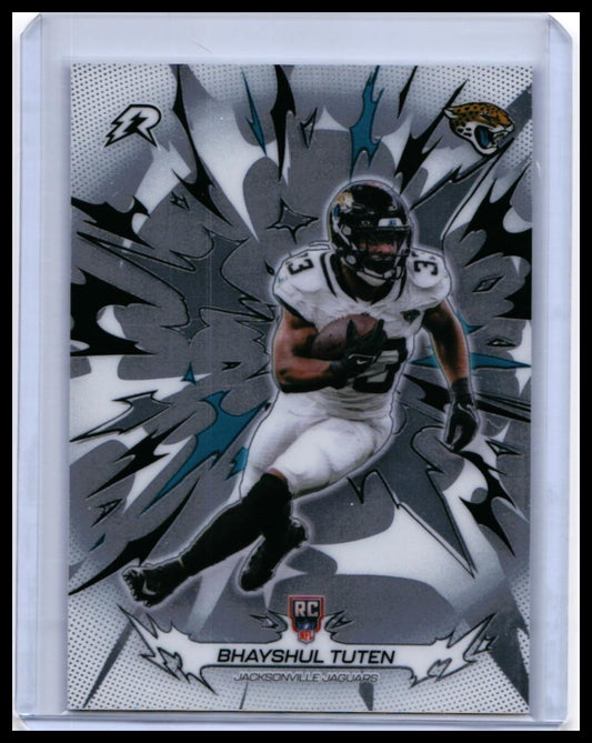 2025 Topps Rocket Bhayshul Tuten RC #142 Jacksonville Jaguars Rookie — front