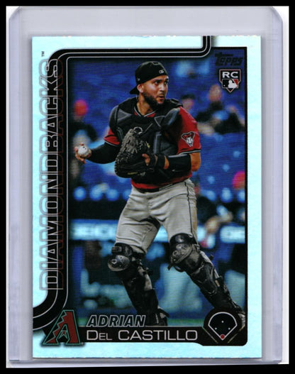 2025 Topps Series 1 Adrian Del Castillo RC #226 Rainbow Foil Diamondbacks — front