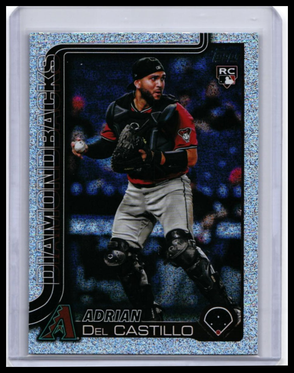 2025 Topps Series One Adrian Del Castillo RC #226 Foilboard Parallel Diamondbacks — front