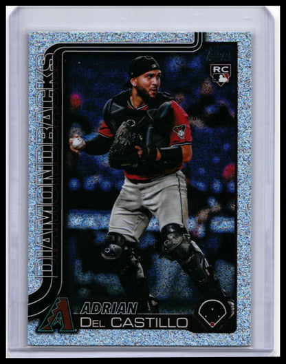 2025 Topps Series One Adrian Del Castillo RC #226 Foilboard Parallel Diamondbacks — front
