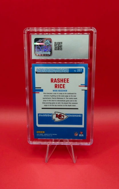 2023 Panini Donruss Optic #257 Rashee Rice 10 Gem Mint CGC