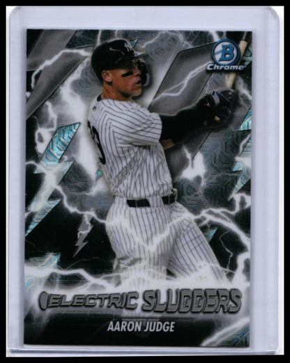 2026 Bowman Chrome Electric Sluggers Aaron Judge #ES-15 New York Yankees — front