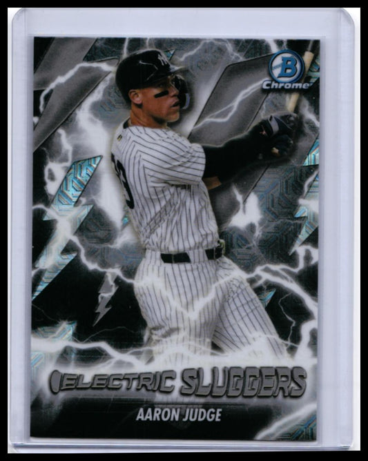 2026 Bowman Chrome Electric Sluggers Aaron Judge #ES-15 New York Yankees — front