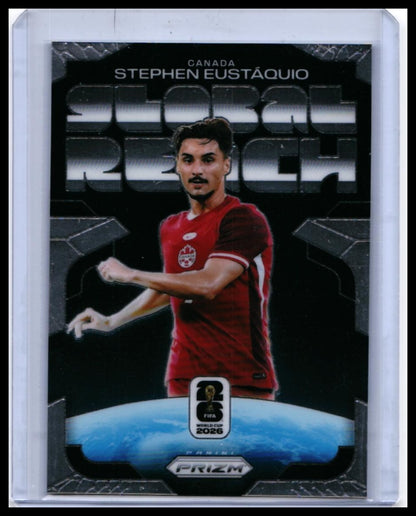 2026 Panini Prizm FIFA World Cup Stephen Eustáquio Global Reach #6 Canada — front