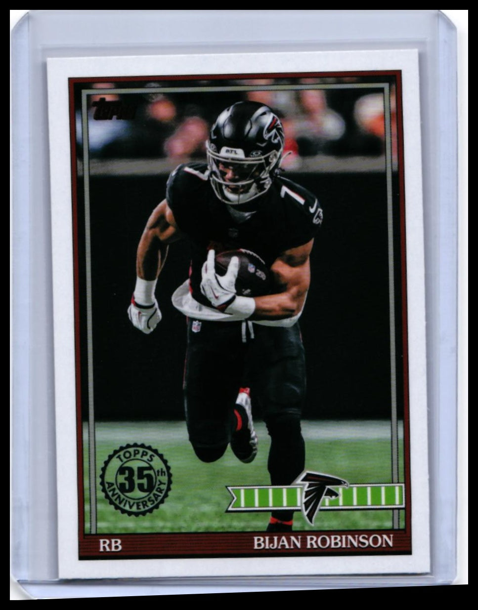 2026 Topps 1991 Football 35th Anniversary Bijan Robinson #91TF-6 Falcons RB — front