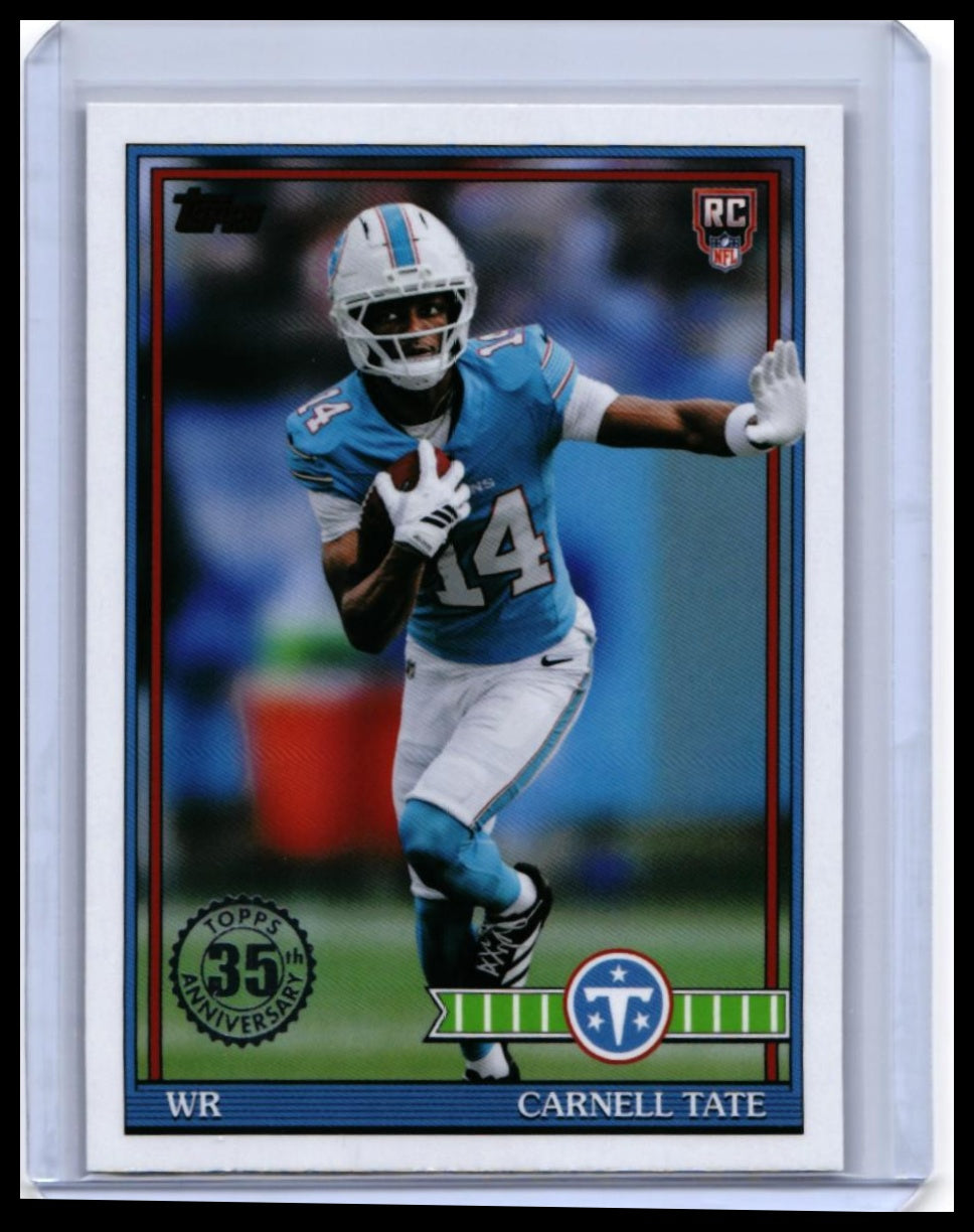 2026 Topps 91TR Carnell Tate RC #91TR-18 Tennessee Titans Rookie 1991 Design — front