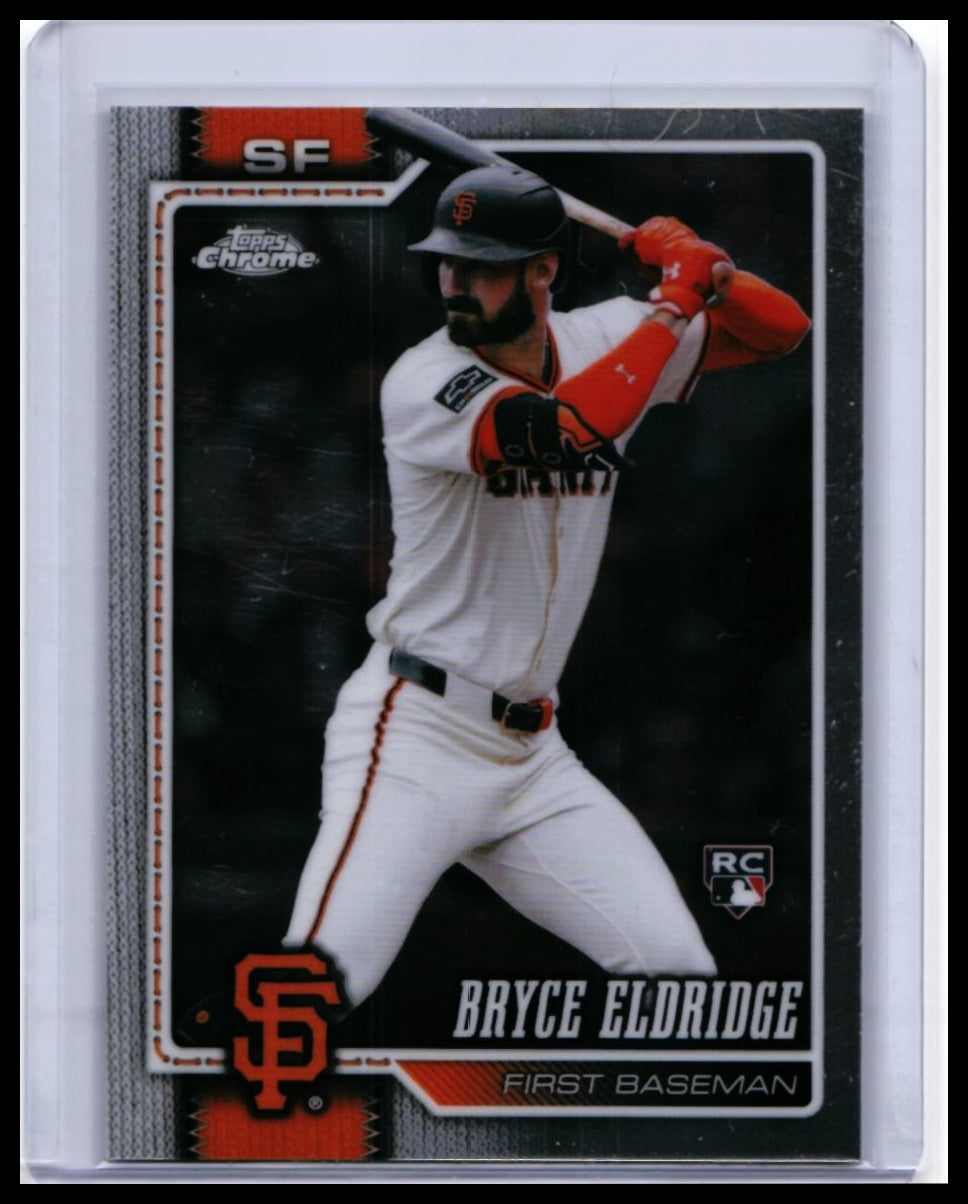 2026 Topps Chrome Bryce Eldridge RC #254 San Francisco Giants Rookie — front