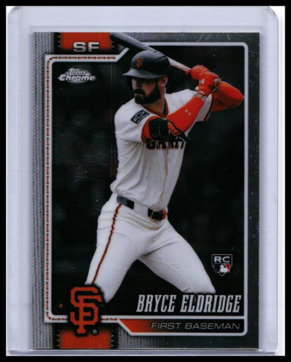 2026 Topps Chrome Bryce Eldridge RC #254 San Francisco Giants Rookie — front