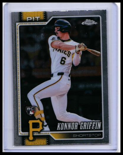 2026 Topps Chrome Konnor Griffin RC #74 Pittsburgh Pirates Rookie Shortstop — front