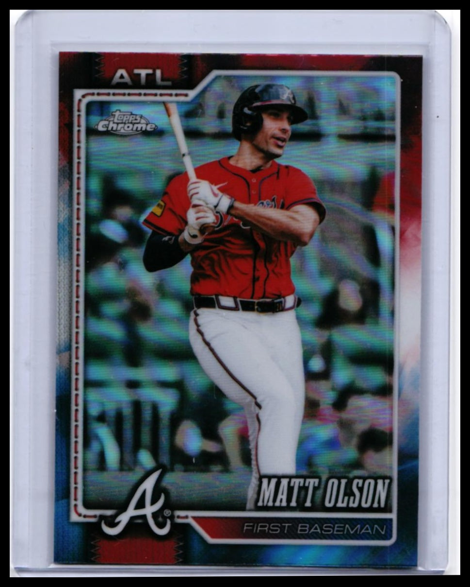 2026 Topps Chrome Matt Olson #241 Atlanta Braves — front