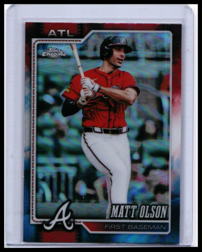 2026 Topps Chrome Matt Olson #241 Atlanta Braves — front