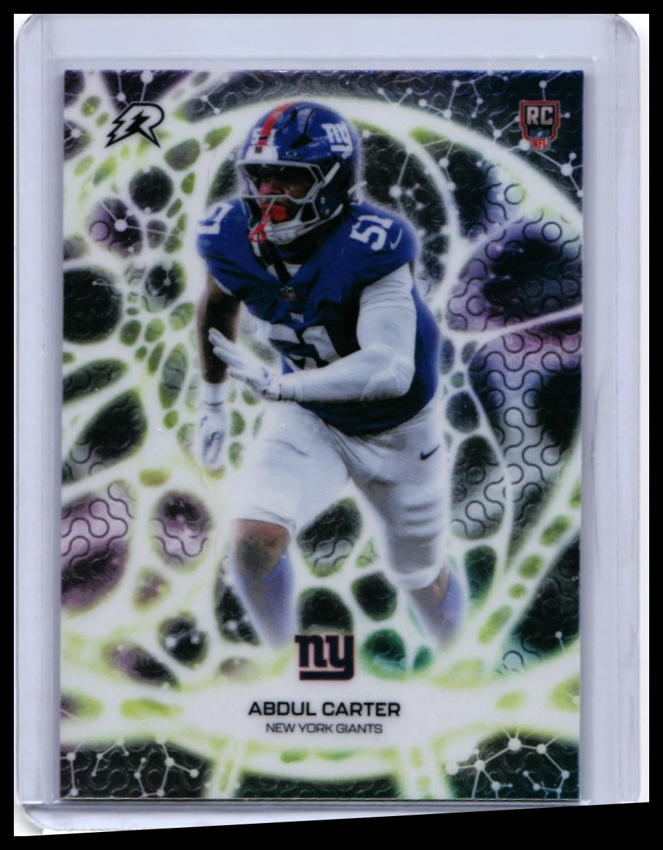 2026 Topps Protonyx Abdul Carter RC #PT-8 New York Giants LB — front