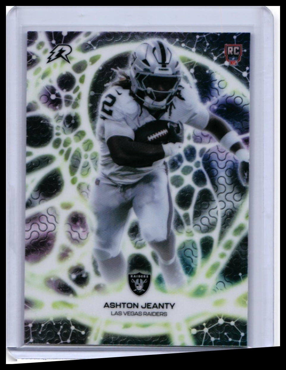 2026 Topps Protonyx Ashton Jeanty RC #PT-3 Las Vegas Raiders Rookie — front