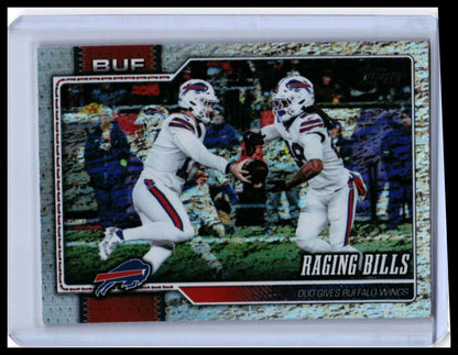 2026 Topps Raging Bills Josh Allen & James Cook #292 Buffalo Bills Duo — front