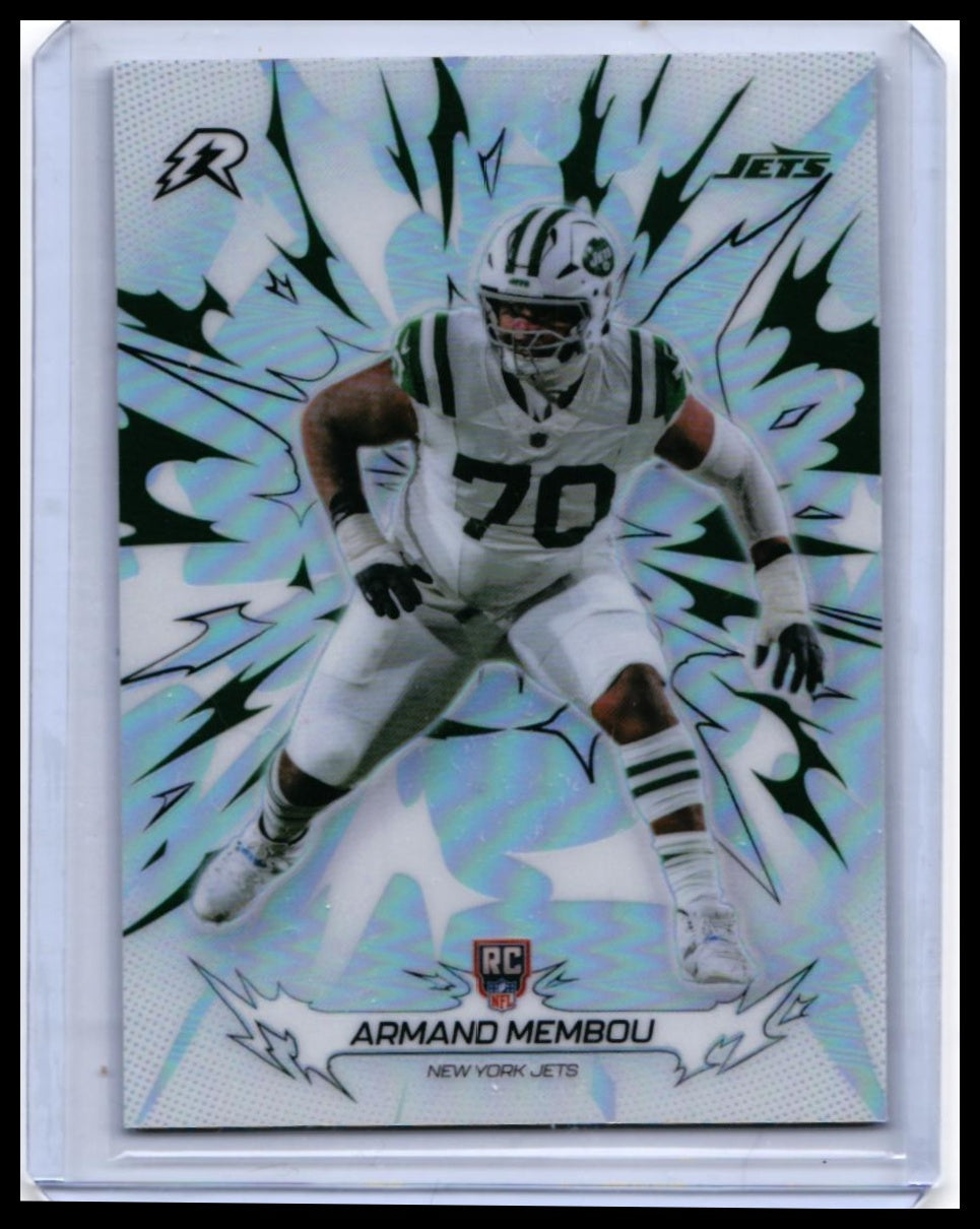 2026 Topps Reign Armand Membou RC #172 Refractor New York Jets Rookie — front
