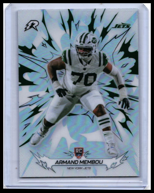 2026 Topps Reign Armand Membou RC #172 Refractor New York Jets Rookie — front
