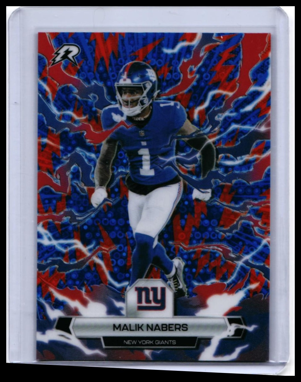 2026 Topps Reign Malik Nabers #73 New York Giants RC — front