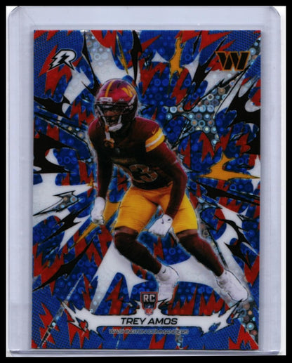 2026 Topps Reign Trey Amos RC #199 Washington Commanders Rookie Card — front