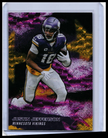 2026 Topps Stars Justin Jefferson #NFLS-36 Minnesota Vikings — front