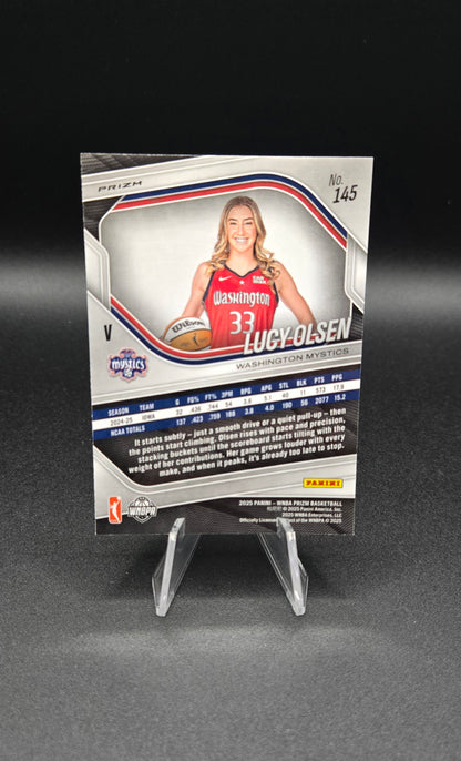 2025 Panini Prizm WNBA Lucy Olsen RC Bundle (Auto & Prizm's)