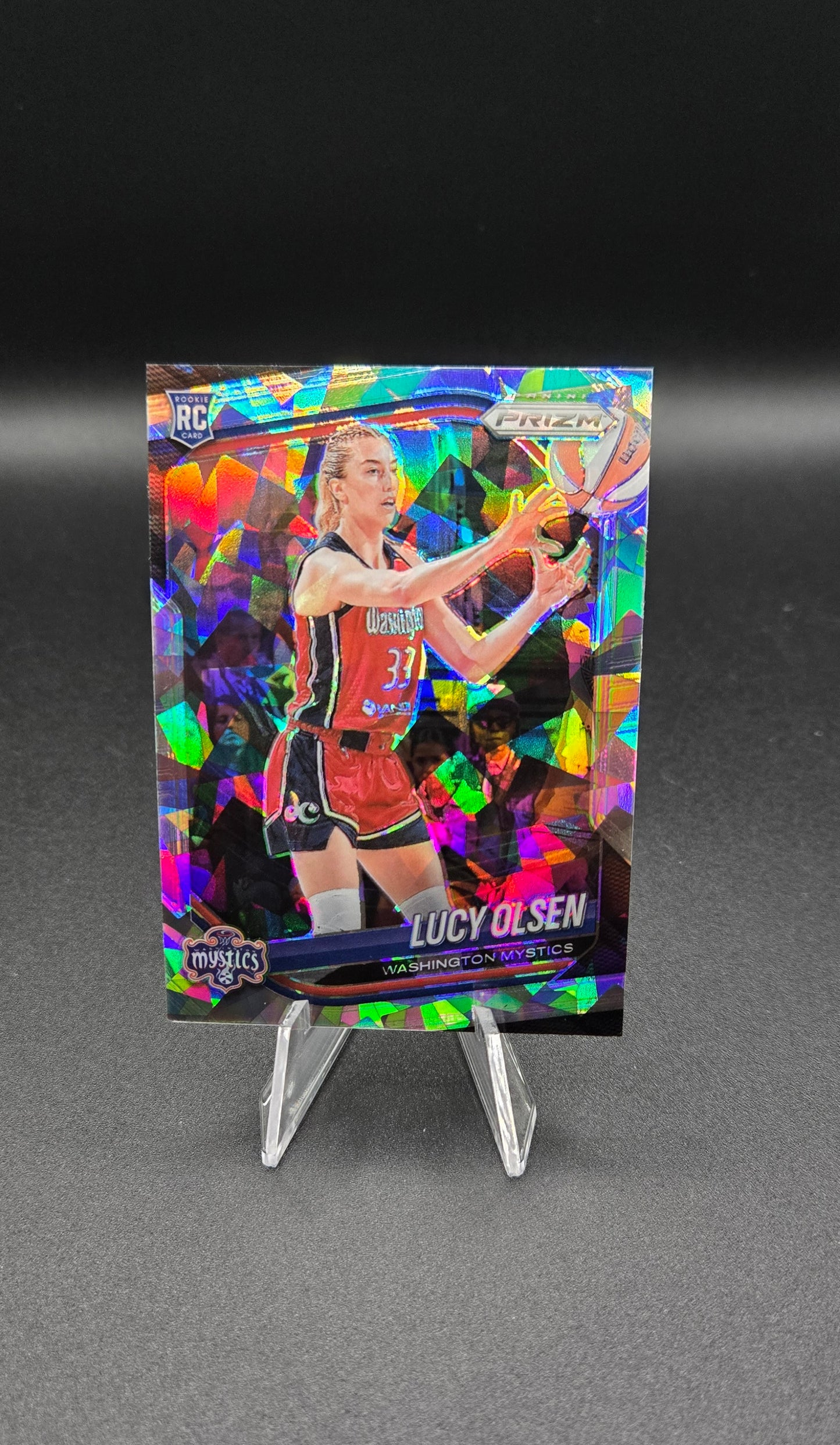 2025 Panini Prizm WNBA Lucy Olsen RC Bundle (Auto & Prizm's)