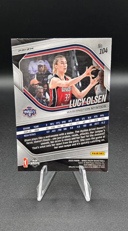 2025 Panini Prizm WNBA Lucy Olsen RC Bundle (Auto & Prizm's)