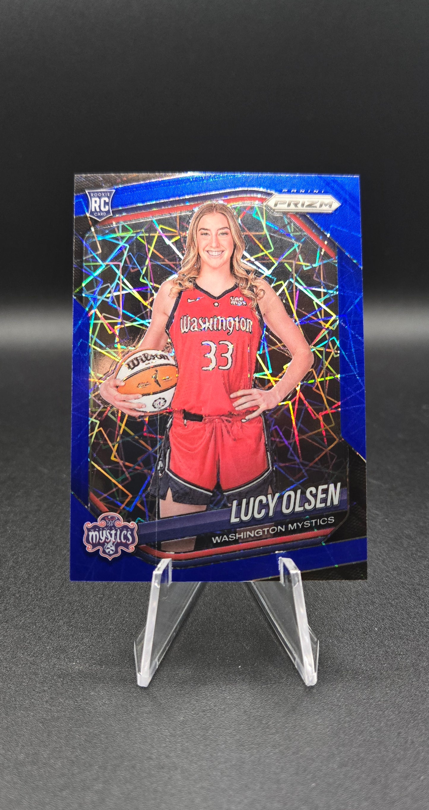 2025 Panini Prizm WNBA Lucy Olsen RC Bundle (Auto & Prizm's)