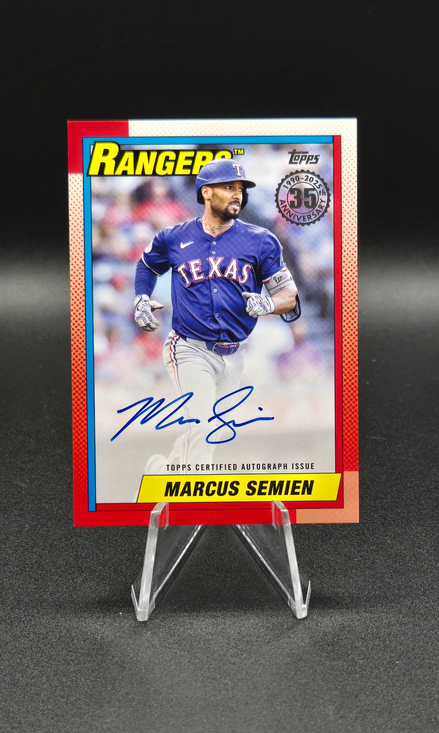 2025 Topps 90A-MS Marcus Semien Autograph