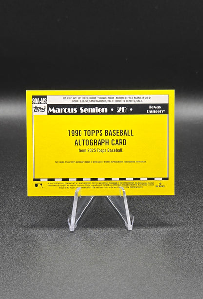 2025 Topps 90A-MS Marcus Semien Autograph