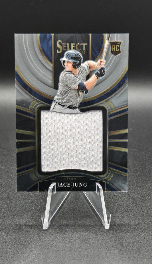 Jace Jung Rookie Patch & Gold Parallel Lot – 2023 Select & 2025 Topps