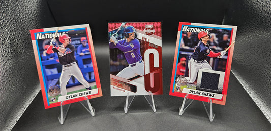 Dylan Crews Rookie & Prospect Card Lot – 2025 Topps Inserts (Inc. Mem) + Elite Extra Edition