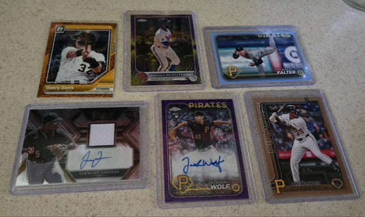 2022-25 Pittsburgh Pirates Bundle (serialized, auto and mem included)