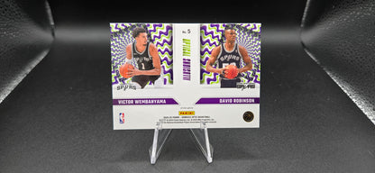 2024-25 Donruss Optic Optical Illusions Prizm 3-Card Bundle – LeBron/Bronny, Giannis/Kareem, Wemby/Robinson