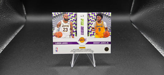 2024-25 Donruss Optic Optical Illusions Prizm 3-Card Bundle – LeBron/Bronny, Giannis/Kareem, Wemby/Robinson