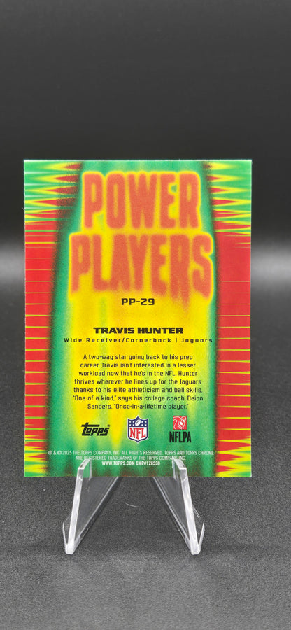 2025 Topps Chrome PP-29 Travis Hunter Rookie /275 Refractor