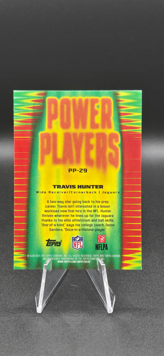 2025 Topps Chrome PP-29 Travis Hunter Rookie /275 Refractor