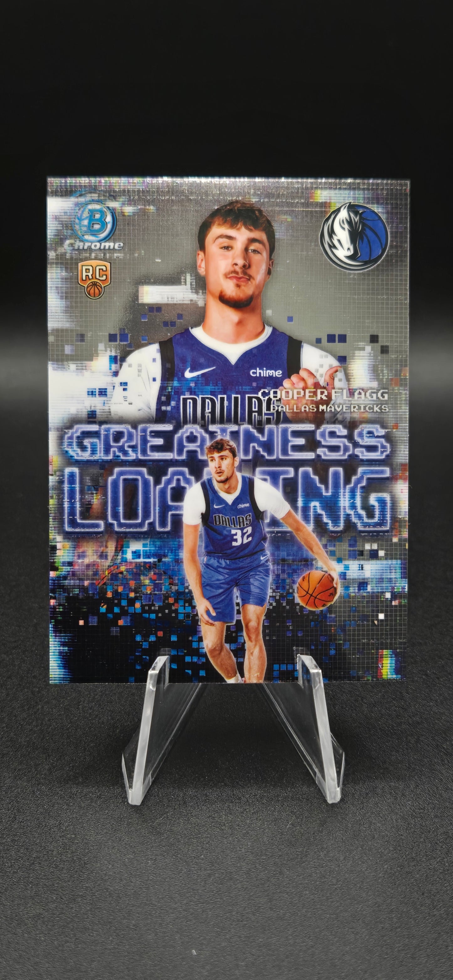 Cooper Flagg 2025-26 Bowman Chrome Greatness Loading #GL-1 RC Dallas Mavericks NM+