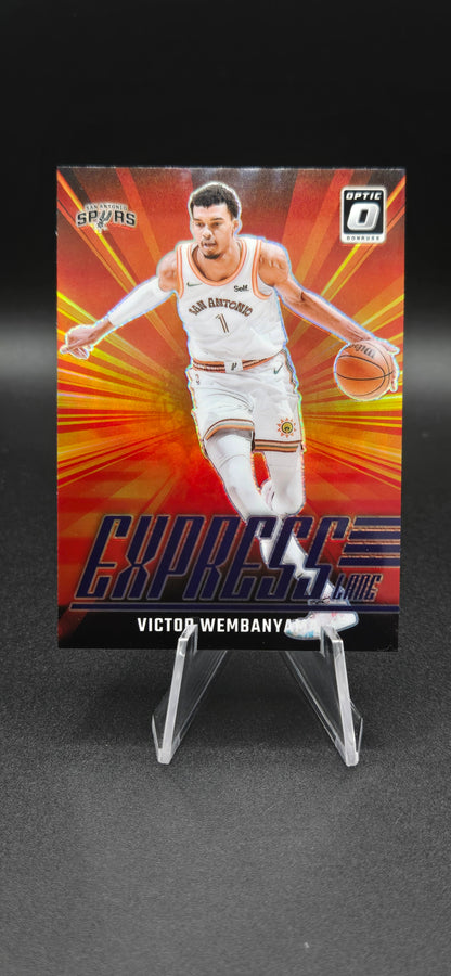 Victor Wembanyama 3-Card Lot — Prizm Draft Picks RC + Donruss Optic Express Lane + Pink Prizm — Spurs WCF 🔥