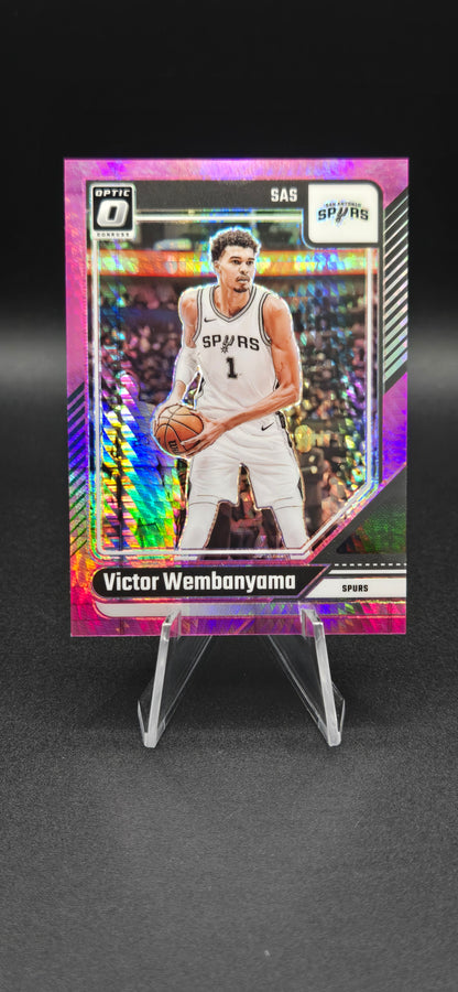 Victor Wembanyama 3-Card Lot — Prizm Draft Picks RC + Donruss Optic Express Lane + Pink Prizm — Spurs WCF 🔥