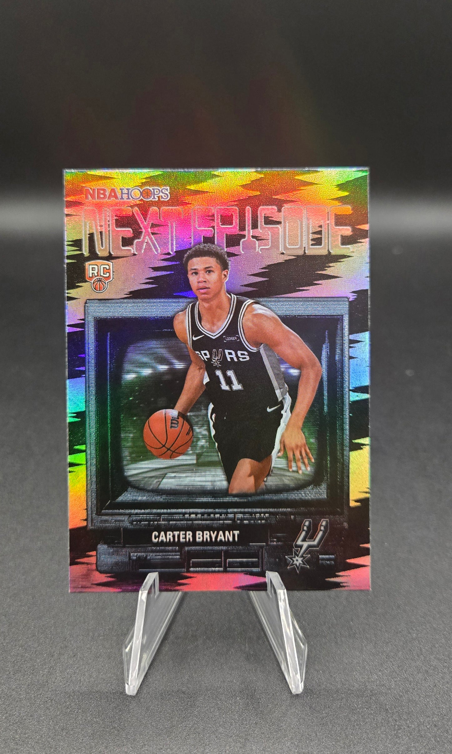 Carter Bryant 2025-26 Topps NBA Hoops Next Episode RC #NE-14 San Antonio Spurs NM+