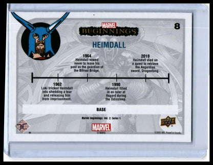5-Card Lot 2022 Upper Deck Marvel Beginnings Vol 2 Series 1 Base - 01-back