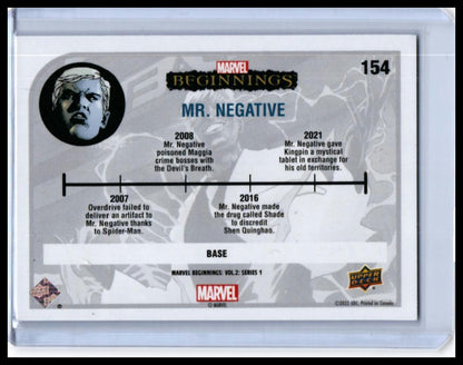 5-Card Lot 2022 Upper Deck Marvel Beginnings Vol 2 Series 1 Base - 04-back