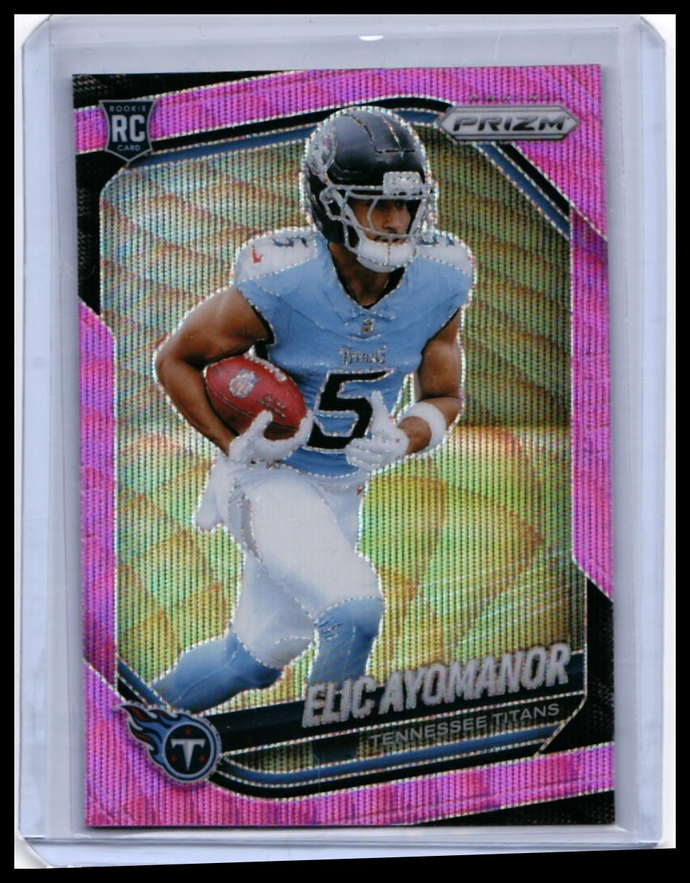6-Card Lot 2025 Panini Prizm Football Pink Parallels w/ Lamar Jackson Fireworks - 06-front