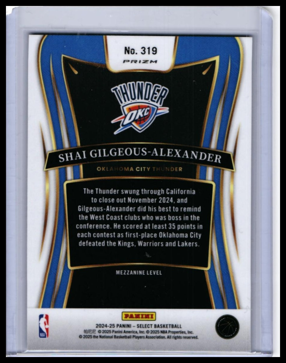 6-Card Lot NBA Stars & Rookies Prizm Parallels - SGA, Haliburton, Ware - 06-back